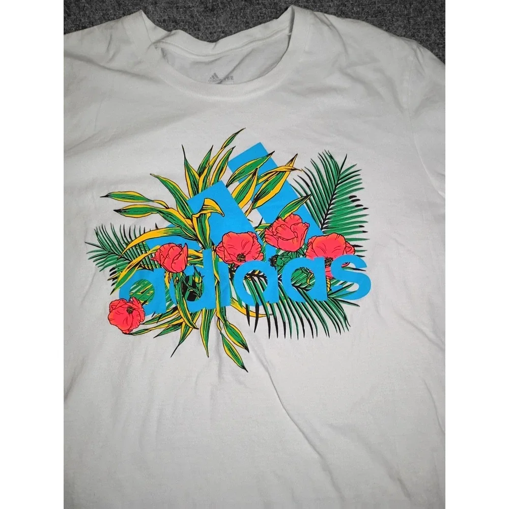 Adidas Amplifier Tee Men's T-shirt With Floral Print Size XL